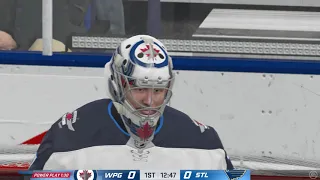 NHL 21 Playoff mode gameplay: Winnipeg Jets vs St. Louis Blues - (Xbox One HD) [1080p60FPS]