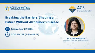 Science Talks Lecture 138: Breaking the Barriers: Shaping a Future Without Alzheimer's Disease