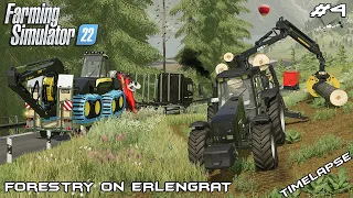 Moving everything and collecting logs | Forestry on ERLENGRAT | Farming Simulator 22 | Episode 4