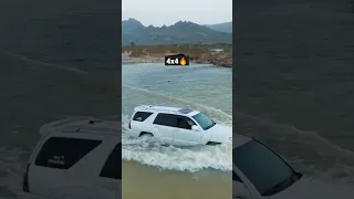 Toyota Surf Deep River Crossing 😬🌊#shorts #viral #4x4 #stunts #viralvideo #trending #subscribe #car