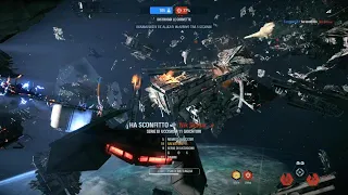 Kylo Ren's TIE Silencer 100 killstreak on Endor - Starfighter Assault