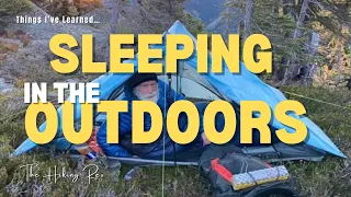 Tips on Getting a Good Night’s Sleep in the Outdoors.