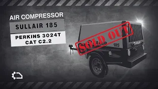 SULLAIR 185 CAT C2.2 - Perkin | #aircompressor #equipment #construction