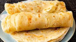 You have Flour, Butter and Milk, Make this Super Soft and Rich Layered Chapati | Soft Paratha | Roti