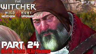 The Witcher 3: Wild Hunt Next-Gen Upgrade Death March | Part 24 Return to Crookback Bog PS5 HD