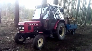 Zetor 6011 - výjezd z lesa 2