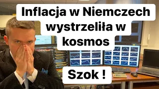 Szok ! Inflacja w Niemczech Wystrzeliła w Kosmos !