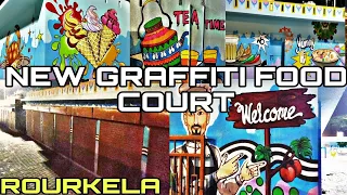NEWLY MADE BASANTI FOOD COURT 2022 | GRAFFITI WALL | Rourkela Vlogs