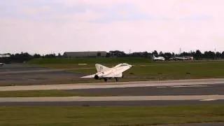 RAF Waddington Air Show Friday Arrivals - SAAB J35 Draken Swedish Air Force