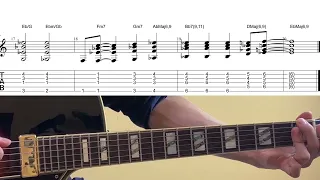 I Fall In Love Too Easily - Easy A￼rrangement Chord Melody Exercise