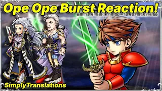 Bartz FR, Dorgann BT & Setzer FR BT! Ope Ope BURST Reaction w/ SimplyTranslations! [DFFOO JP]