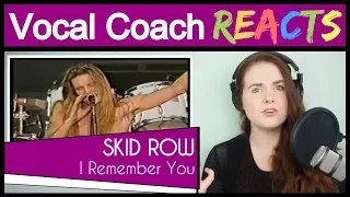 Vocal Coach reacts to Skid Row - I Remember You (Sebastian Bach Live at Wembley Stadium 1991)