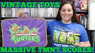 Massive 70+ TMNT Figure Lot! Vintage 1980's - 1990's Teenage Mutant Ninja Turtles Toys and More!