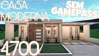 BLOXBURG - CASA MODERNA AESTHETIC *NÃO PRECISA DE GAMEPASS* *Speedbuild* - ROBLOX