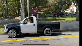 Taking My 600HP 7.3 Powerstroke "SHORTY" For It's FIRST TEST DRIVE! (Pulls, Drive By's, and CARNAGE)