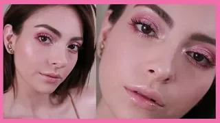 Maquillaje  Rosa Intenso con glitter | Anna Sarelly