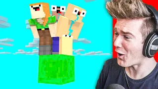 KTO OSTATNI ZOSTANIE na BLOKU SLIME = WYGRYWA | Minecraft Extreme