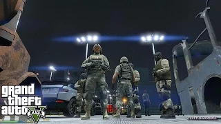 GTA 5 MODS - MILITARY PATROL - ZOMBIE APOCALYPSE (GTA 5 PC POLICE MODS)