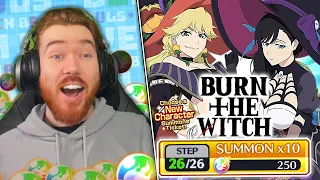 ALL STEPS COMPLETED! HALLOWEEN BURN THE WITCH COLLABORATION SUMMONS! Bleach: Brave Souls!