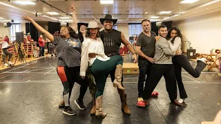 Inside rehearsals for Bronco Billy The Musical