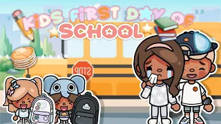 🧃FIRST DAY Of SCHOOL! *Aesthetic*✏️📚||🔊VOICED|| Toca Life Roleplay 🌎