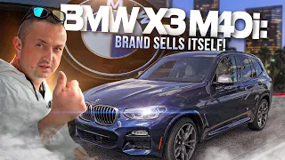 2018 BMW X3 M40i Review, heads up display, m sport, staight pipe, test drive, pros and cons