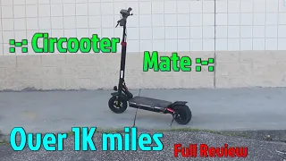 I CONSIDER THIS SCOOTERS A BEAST AFTER 1K MILES!! || Circooter Mate Full Review