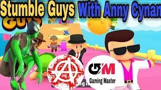 Anny Cynan Vs Gaming Master In Stumble Guys (Funny Game). Stumble Guys Funny Gameplay.