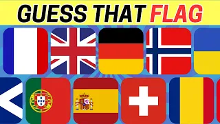 Guess the European Country by the Flag Quiz