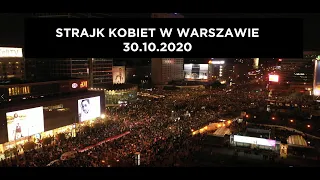 Strajk Kobiet w Warszawie - 30.10.2020 | 100 000 osób na proteście