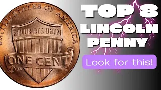 TOP 8 Most Valuable LINCOLN PENNY - Rare PENNY Worth Big Money! COINS WORTH MONEY