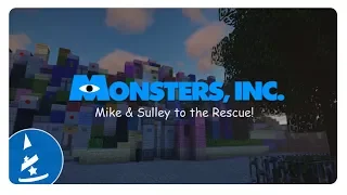 Monsters, Inc. Mike & Sulley to the Rescue! (Minecraft)| McAmusement Ride Alongs