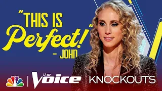 Cali Wilson sing "Wicked Game" on The Knockouts of The Voice 2019