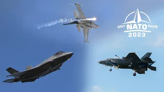 Dny NATO 2023 - F-35 & F-16: letouny Lockheed Martin