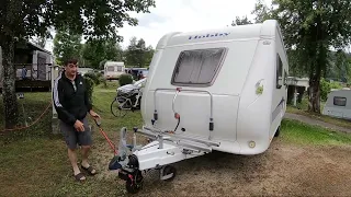 Wohnwagen Mover Rangierhilfe Stützrad mit Motor DIY