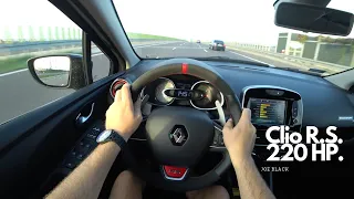 Renault Clio R.S. Trophy 220 HP | 4K POV Test Drive #108 Joe Black