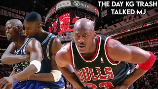 Chicago Bulls vs Minnesota Timberwolves || The Day KG Trash Talked Jordan