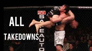 Chael Sonnen All UFC and Bellator Takedowns!!