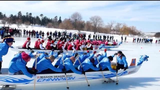 OTTAWA ICE DRAGON BOAT FESTIVAL: FIRST ICE DRAGON BOAT FESTIVAL IN NORTH AMERICA