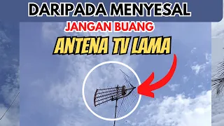 Antena TV lama terima siaran TV Digital bukan antena tv digital,apa bisa?