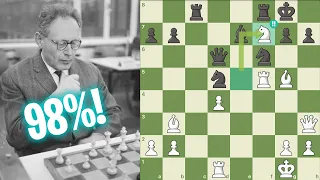 Professor de Kasparov Faz Partida Brilhante com 98% de Precisão - Sem Computador!