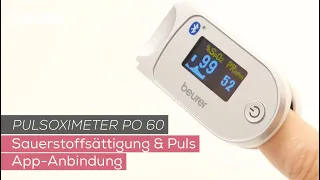 Pulsoximeter zur Messung der Sauerstoffsättigung & Herzfrequenz | Beurer PO 60