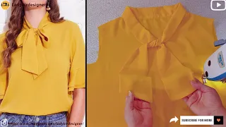 🔥✅️Best Way To Sewing Beautiful Women's Collar Design in Just 10 Minutes 💯Sewing For Beginners