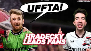 UFFTA! 🗣️ Lukas Hradecky Leads Leverkusen Fan Chants