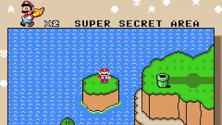 Super Mario World (Moon Edition) - Super Secret Area (Hack Rom). ᴴᴰ