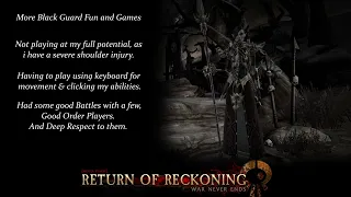 Warhammer Return Of Reckoning Solo Black Guard  2023