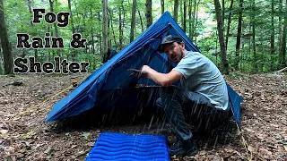 Summer Backpacking - Fog, Rain & Shelter on the Old Loggers Path