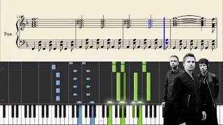 Muse - Uprising - Piano Tutorial + Sheets