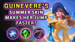 This Very Modest Summer Skin For Guinevere Makes Her Jump Faster? | Mobile Legends