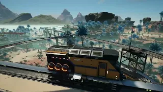 travelling through entire map on train in satisfactory